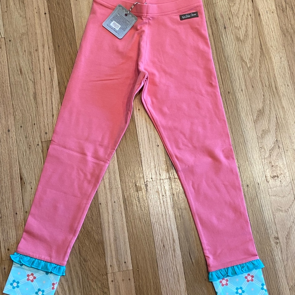 NWT Matilda Jane ‘Wonderment Perfectly Pink’ Leggings, 8